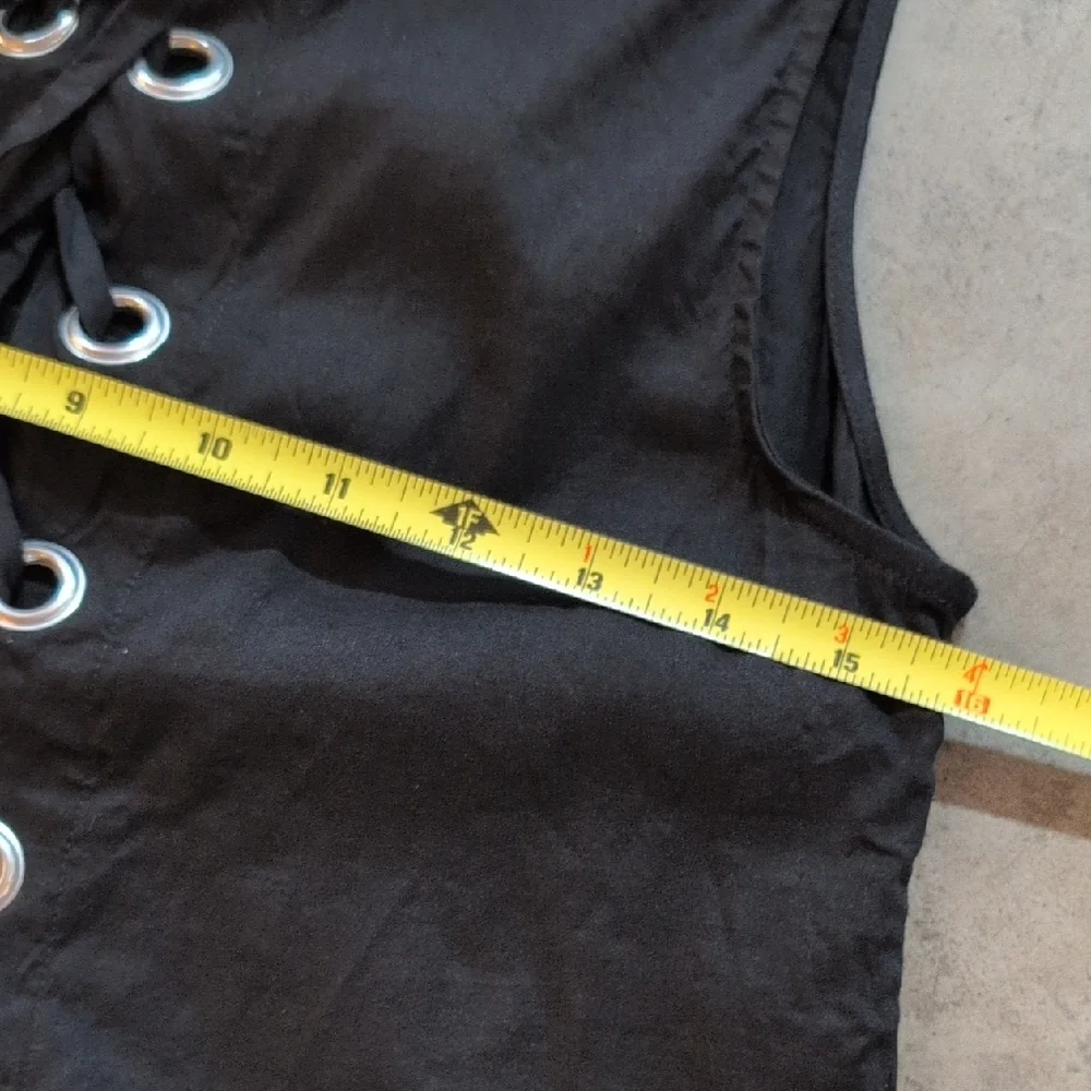 Theory Black Grommet Midi Dress - Picture 7 of 10
